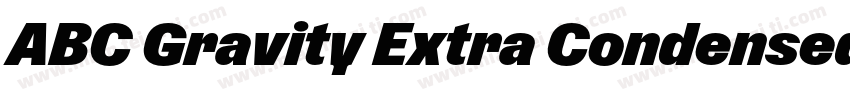 ABC Gravity Extra Condensed字体转换